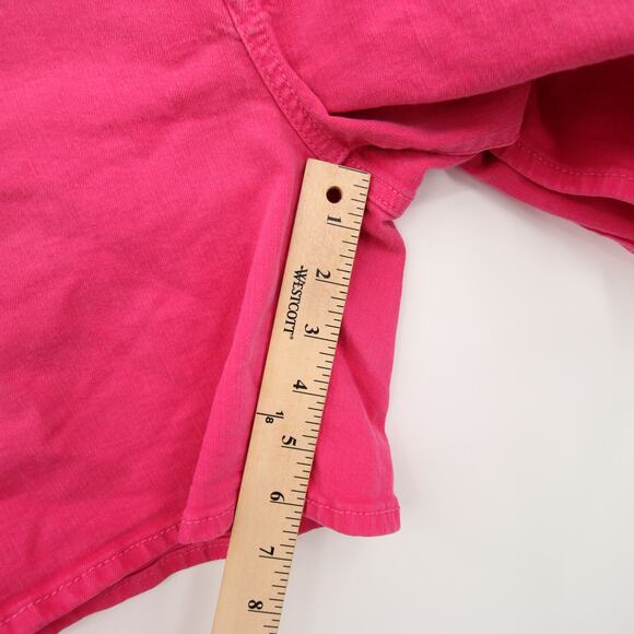 Pilcro and the Letterpress Anthropologie Shorts Pink Stretchy Jean Mid Rise 29 - Picture 6 of 11